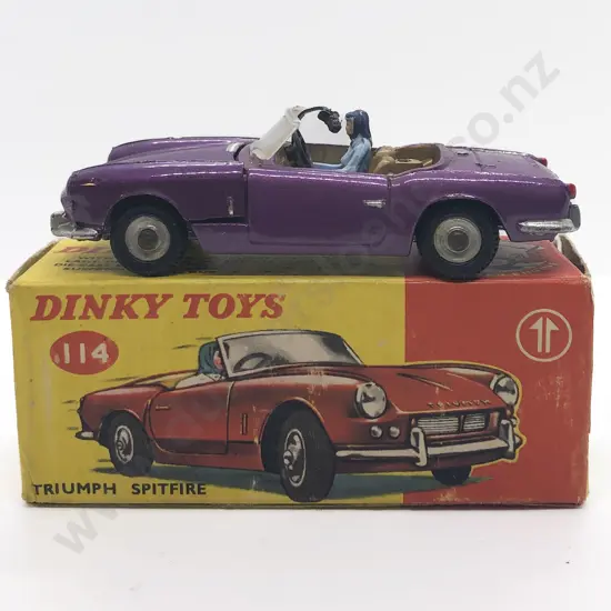 Boxed Dinky 114 Triumph Spitfire