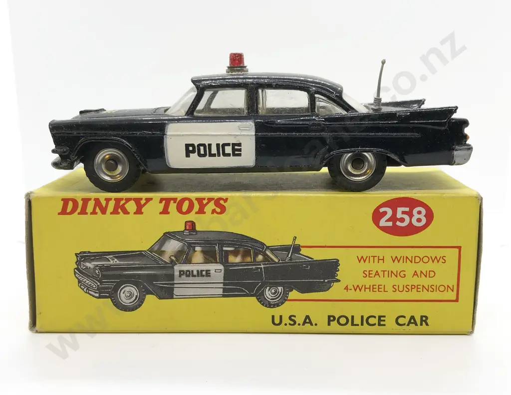 Boxed Dinky No258 U.S.A. Police Car Image 1++