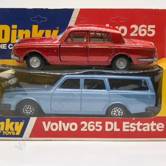 Boxed Dinky No122 Volvo 265 DL Estate and unboxed 158 Rolls Royce Silver Shadow
