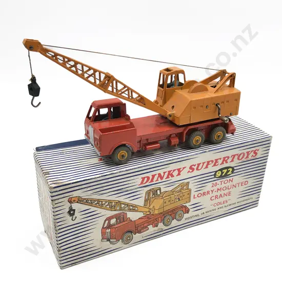 Boxed Dinky 972 20-Ton Lorry-Mounted Crane 'Coles'
