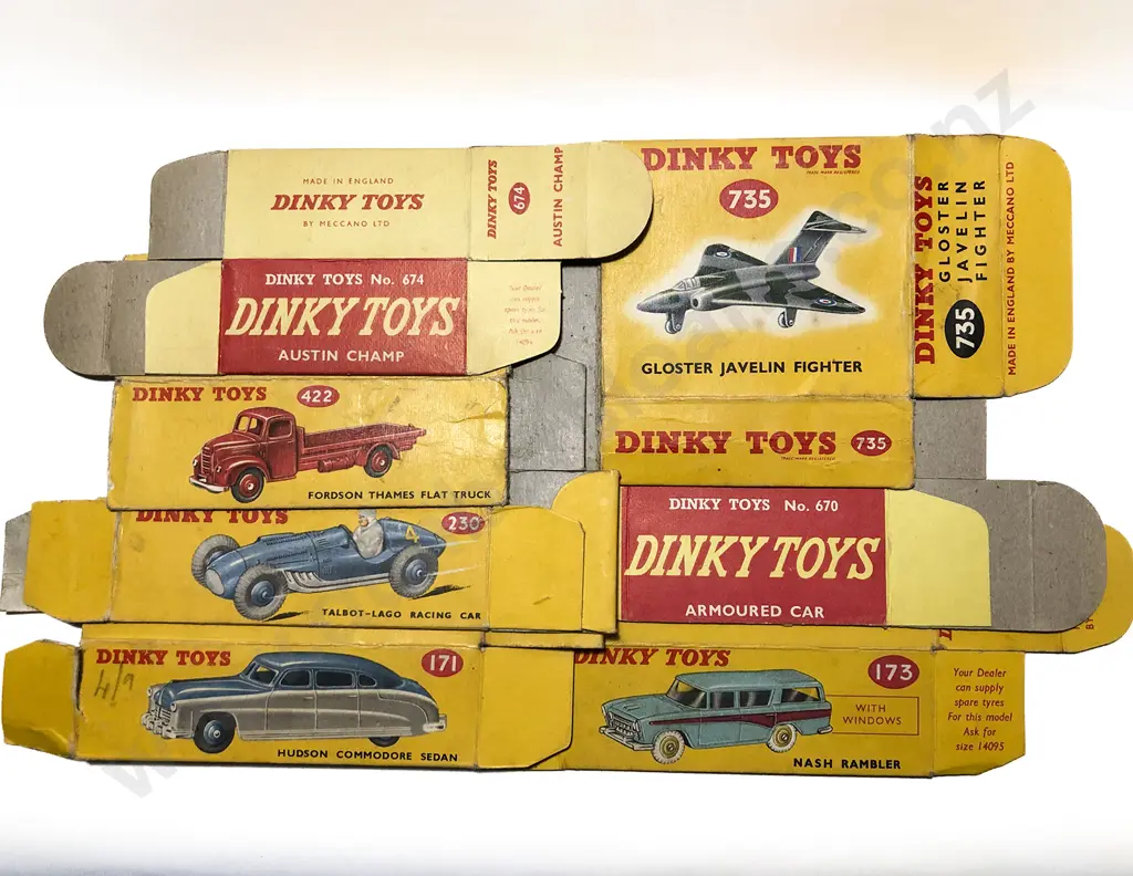 Dinky Seven Empty Boxes Image 1++