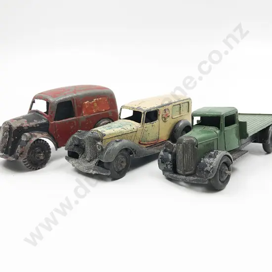 Dinky Three Unboxed Early Vehicles