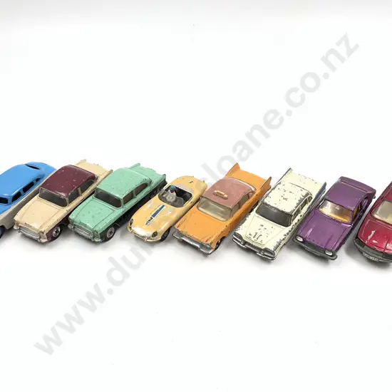 Dinky Eight Unboxed Car Vehicles