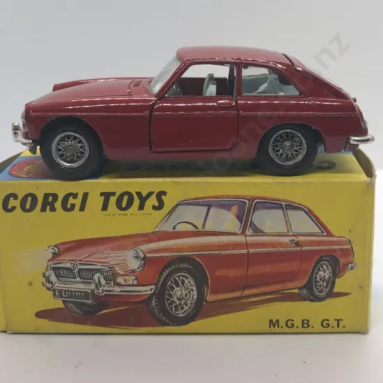 Boxed Corgi 327 M.G.B. G.T.