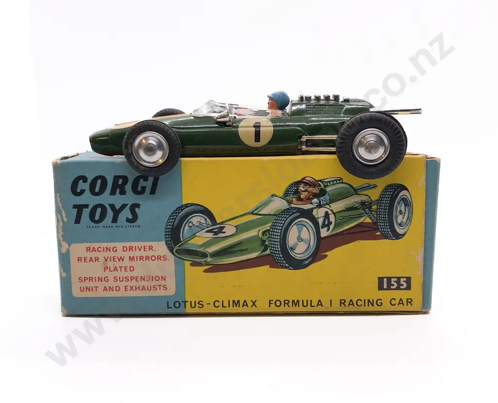 Boxed Corgi 155 Lotus-Climax Formula 1 Racing Car Image 1++
