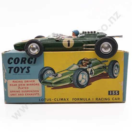 Boxed Corgi 155 Lotus-Climax Formula 1 Racing Car