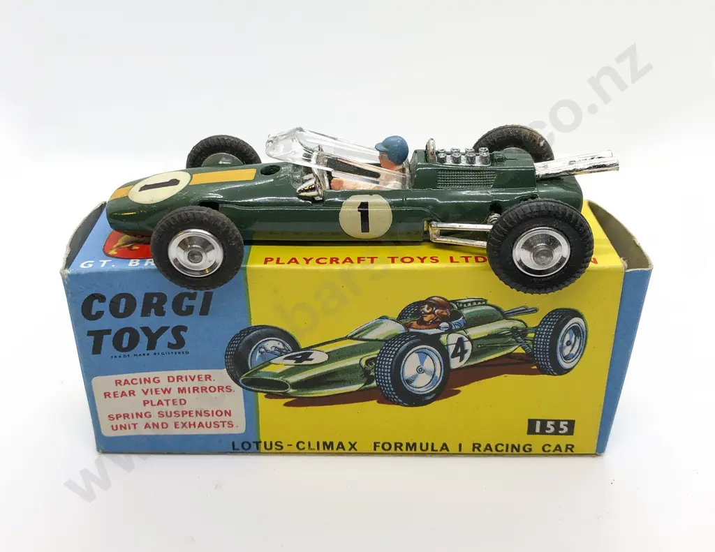 Boxed Corgi 155 Lotus - Climax Formula 1 Racing Car Image 1++