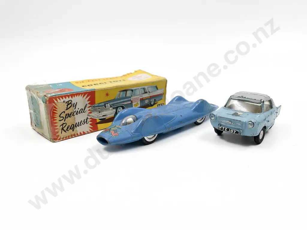 Corgi Unboxed 153 Proteus Campbell Bluebird Image 1++