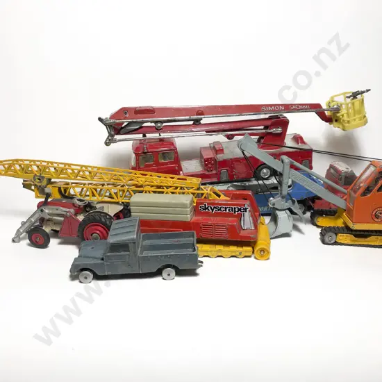 Six Corgi Unboxed Heavy Duty Vehicles
