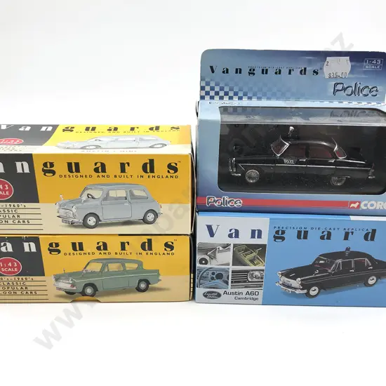 Four Boxed Lledo Vanguards Models