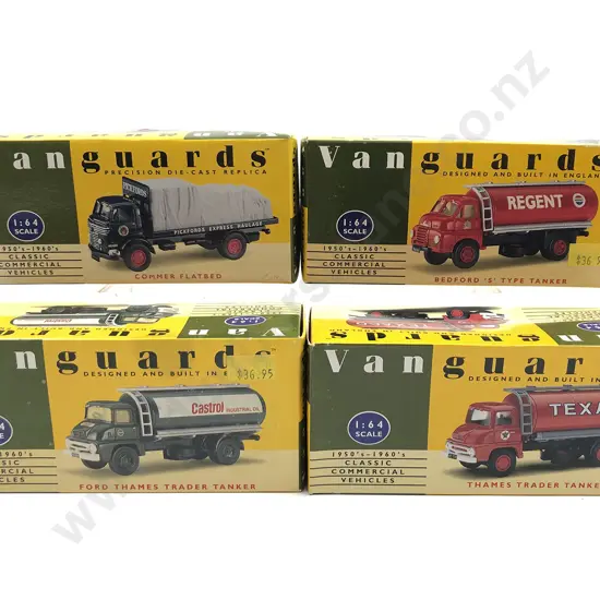 Four Boxed Lledo Vanguards Models