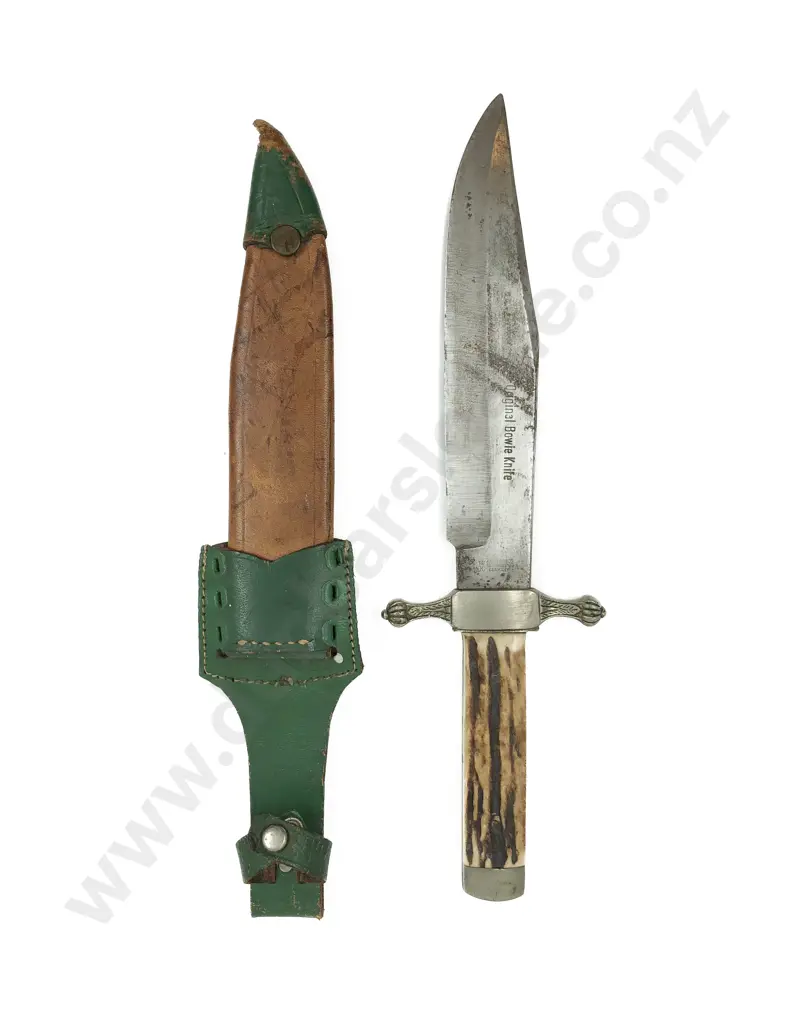 Bowie Knife with Antler Handle Image 1++