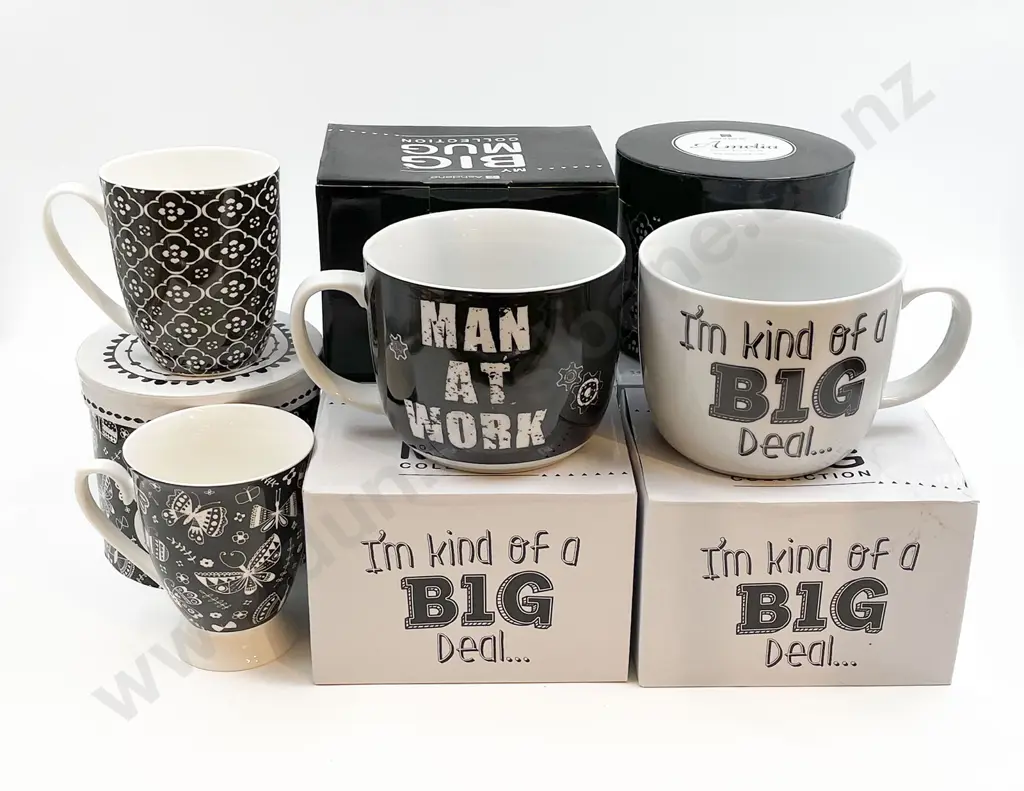 Qty of Assorted As New Boxed Mugs (7) Image 1++