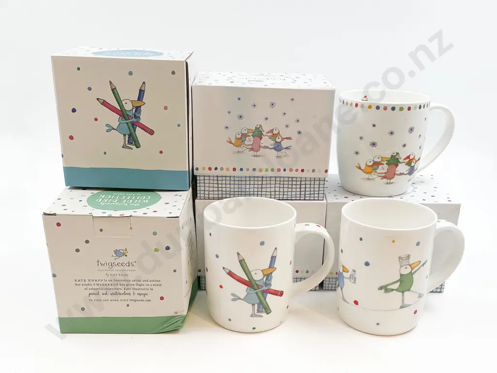 Qty of Assorted As New Boxed Mugs (6) Image 1++