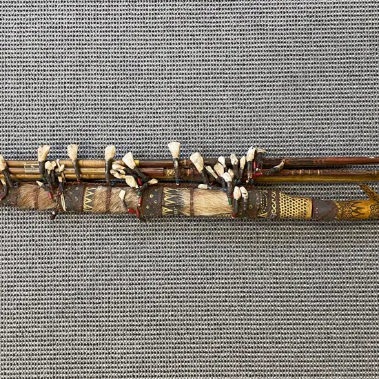 Qty of Assorted Tribal Including Spears