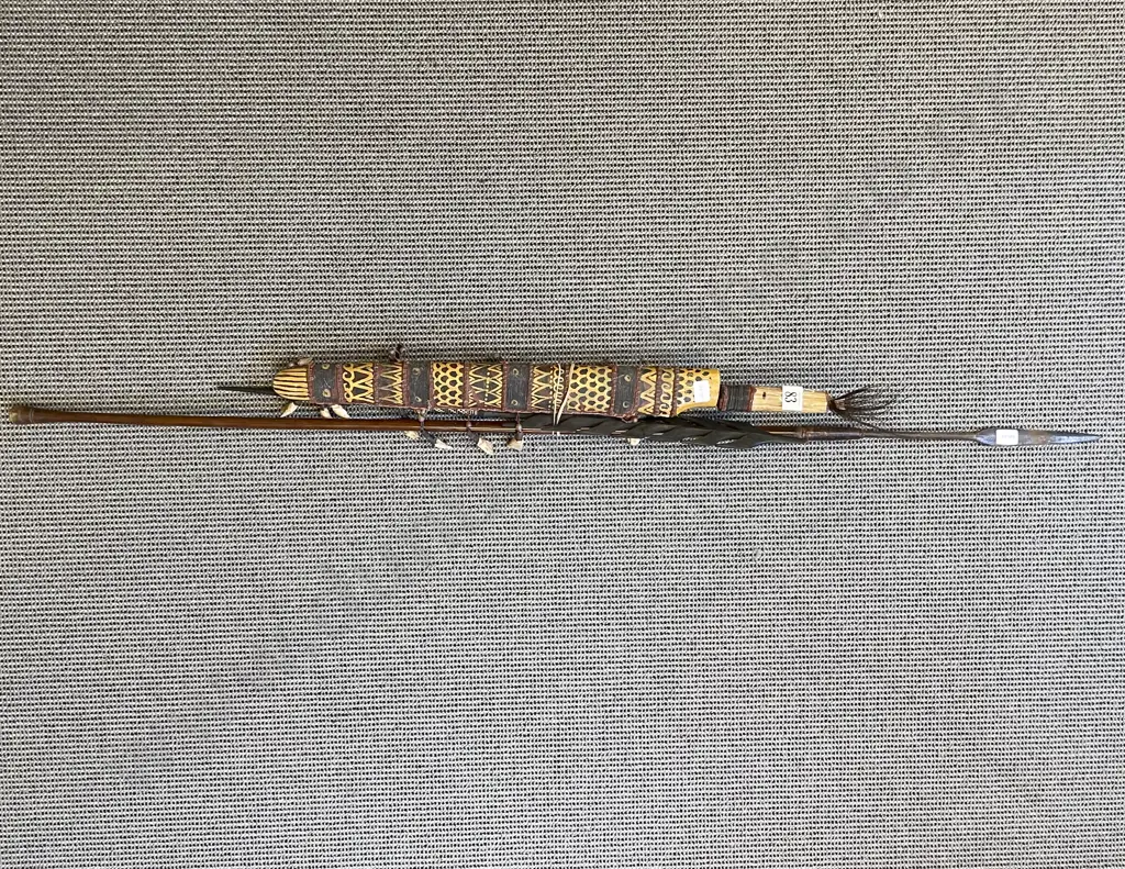 Qty of Assorted Tribal Including Spears Image 1++