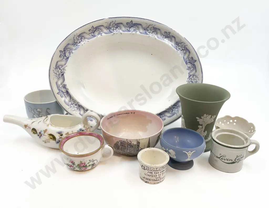 Qty of Assorted Fancy China Including Royal Copenhagen and Wedgwood Image 1++