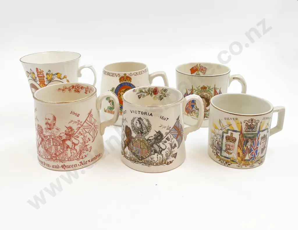 Box of Assorted Fancy China Commemorative Ware Image 1++