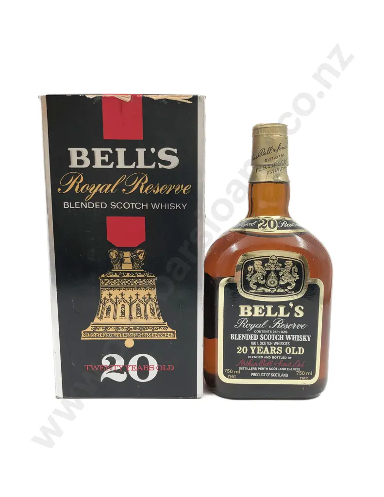 One Bell's Royal Reserve Blended Scotch Whiskey 20 Year 750ml boxed Image 1++
