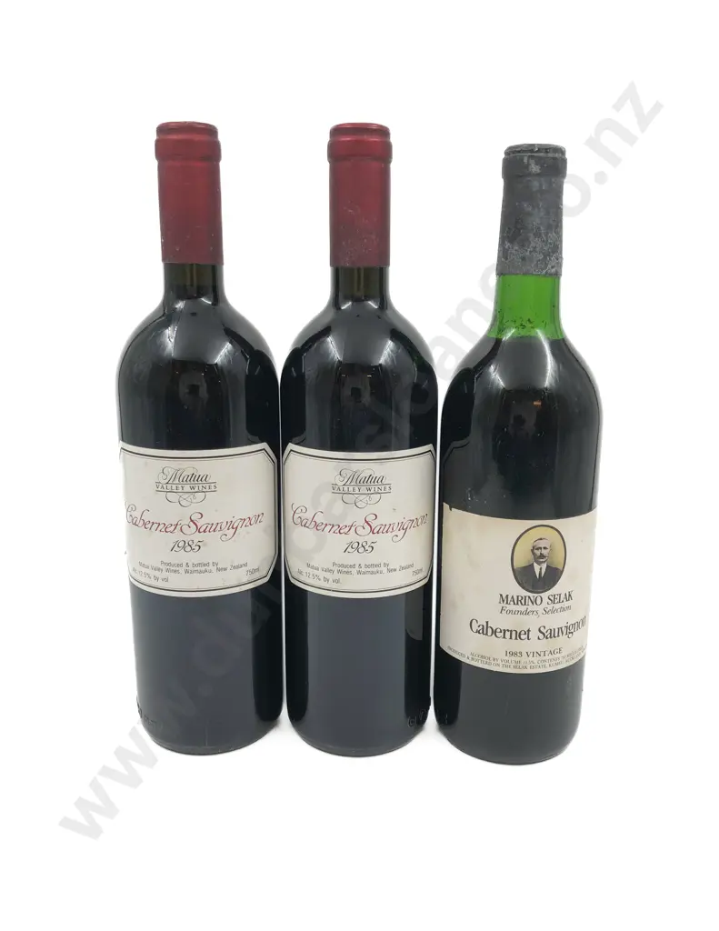 Three NZ Cabernet Sauvignon Image 1++