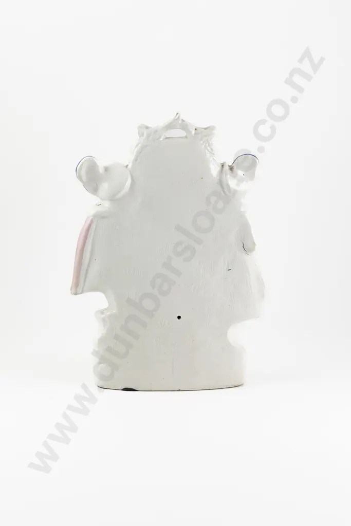 C19th Staffordshire Flatback Clocktower Figure Group Image 1++