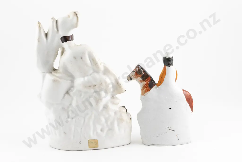 Two Victorian Staffordshire Figures Image 1++