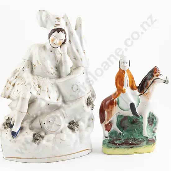 Two Victorian Staffordshire Figures