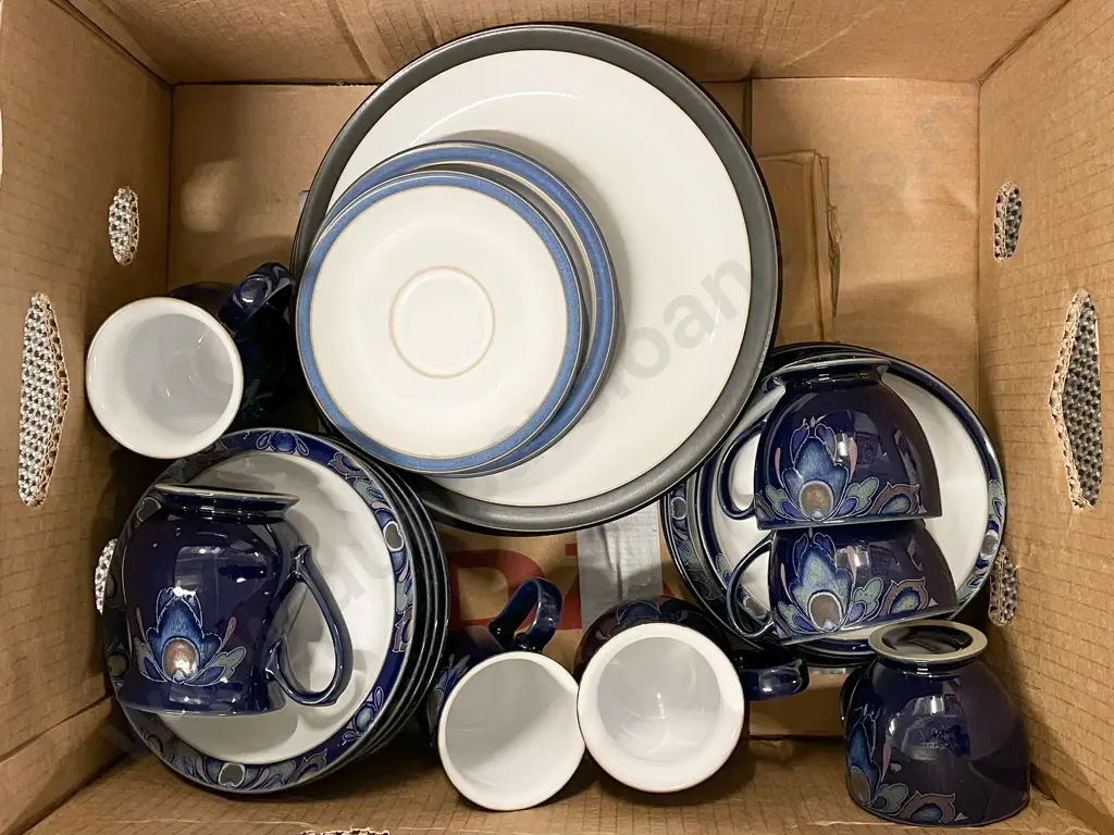 Box of Assorted Denby Stoneware Image 1++