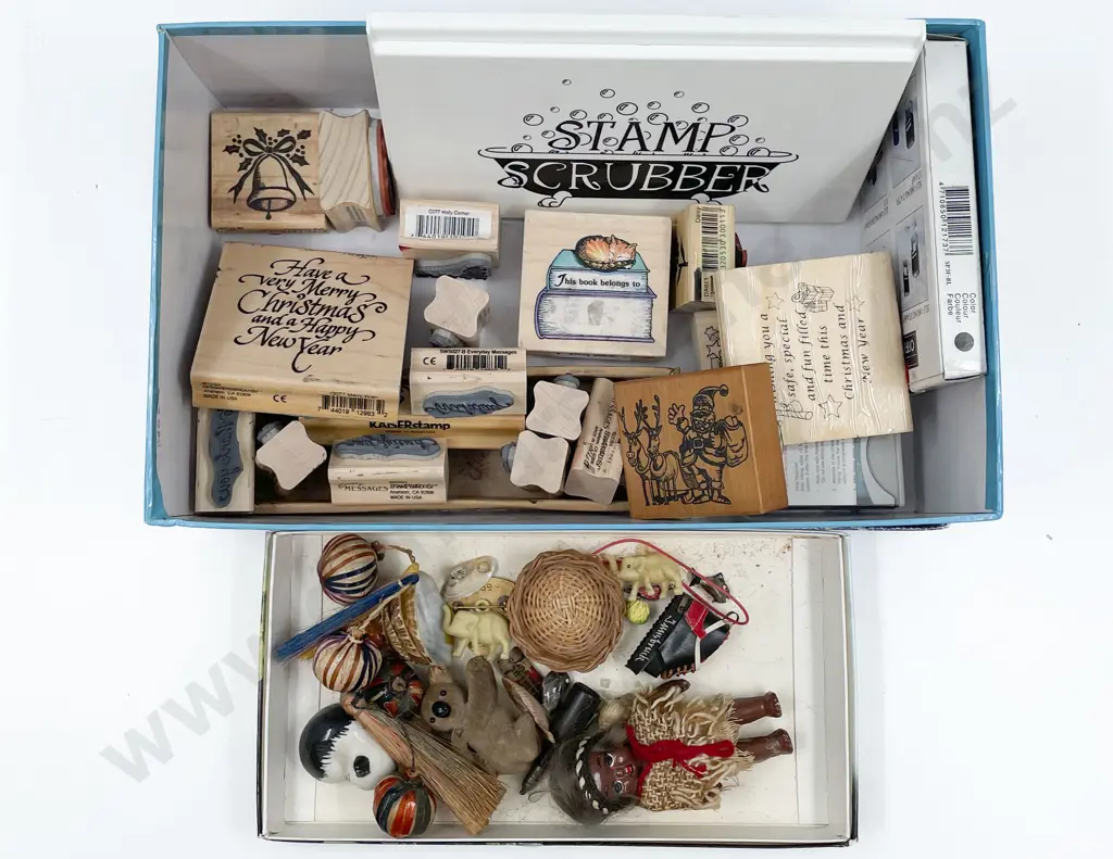 Box of Assorted Modern Stamps Etc. Image 1++