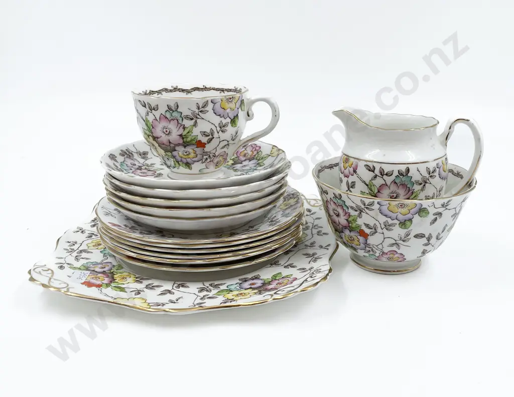 Box of Assorted Fancy China Together With Peter Collis Bowl Image 1++