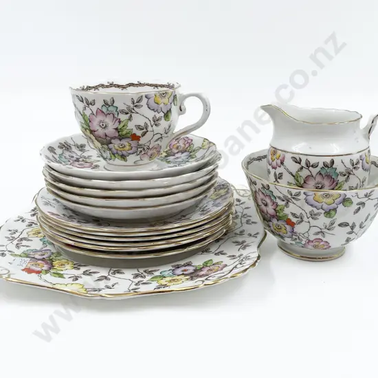 Box of Assorted Fancy China Together With Peter Collis Bowl