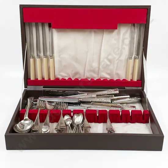 Canteen of Two Part Sets of Cutlery