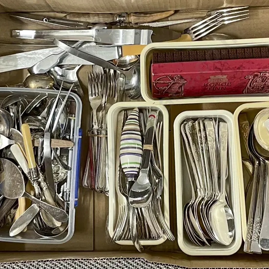 Box of Assorted Cutlery