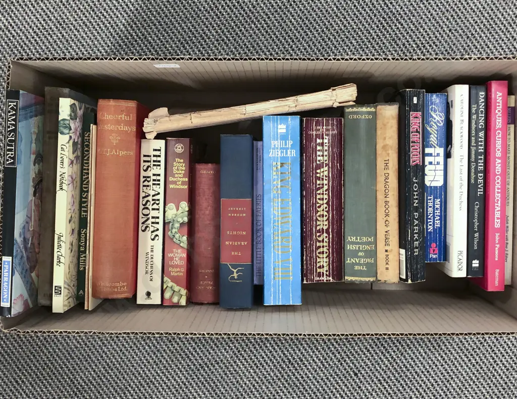Box of Assorted Books Image 1++