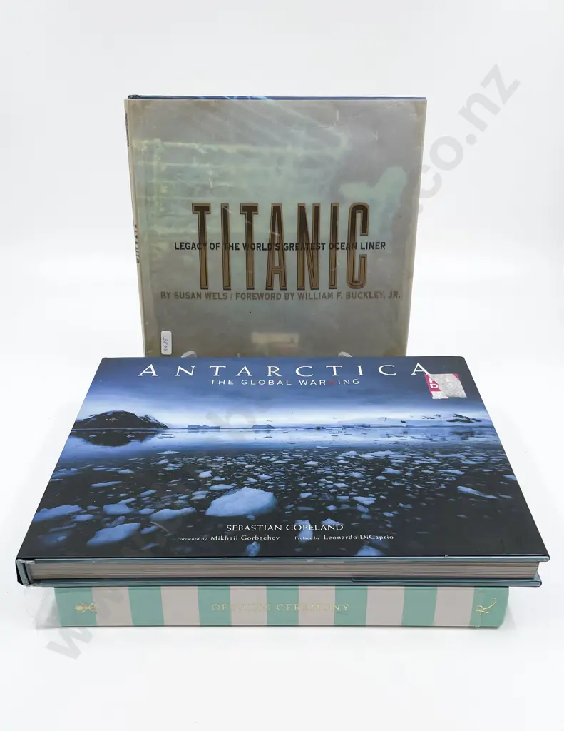 Three Assorted Books Incl. Titanic: Legacy of The World's Greatest Ocean Liner Image 1++