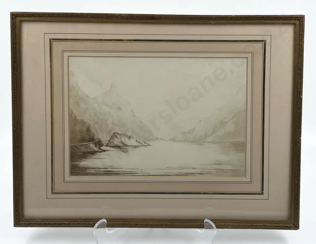 Framed Landscape Work Together With Unframed Work Image 1++