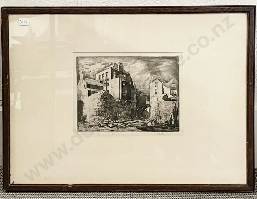 Stack of Three Framed Prints Image 1++