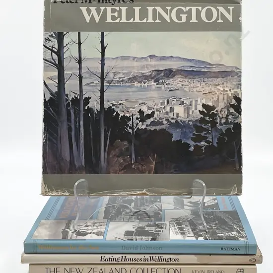 Four Assorted NZ Books Incl. Peter McIntyre's Wellington