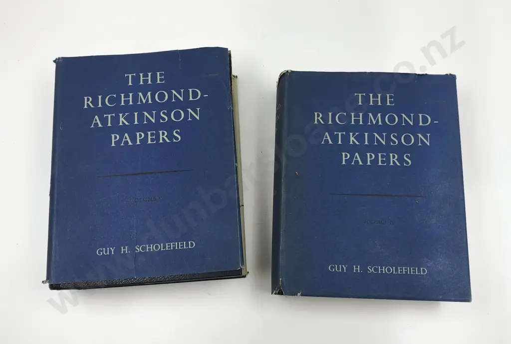 Scholefield Guy H - The Richmond-Atkinson Papers (2 Volumes) Image 1++