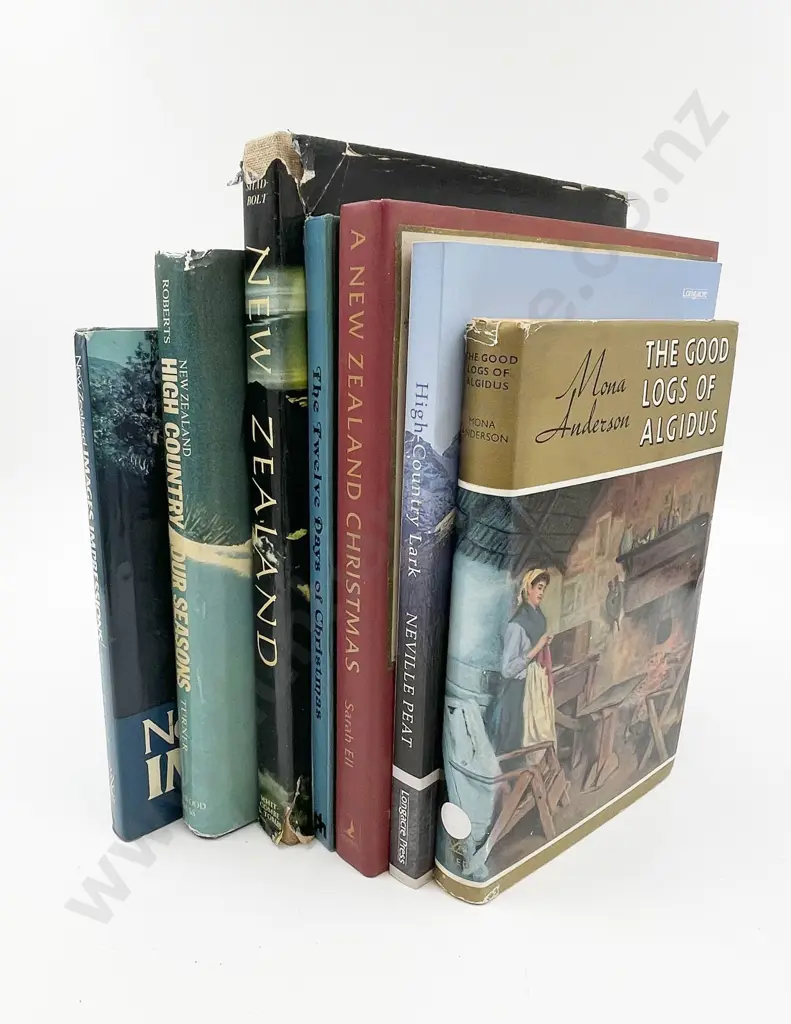 Seven Assorted Mostly NZ Non-Fiction Books Image 1++