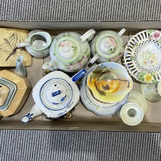 Box of Assorted Fancy China