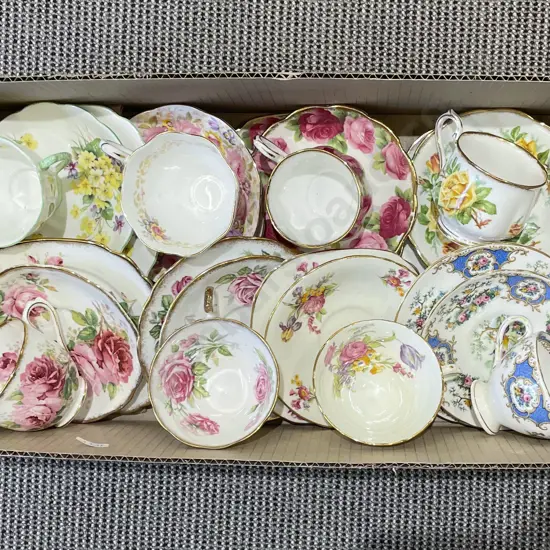 Box of Assorted Fancy China