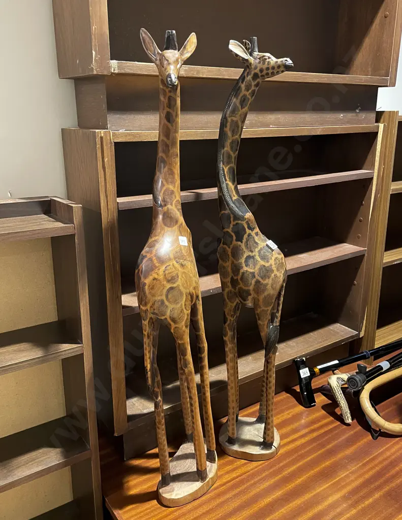 Two African Decorative Giraffes Image 1++