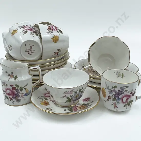 Qty of Assorted RCD "Derby Posies" Tea China (22)