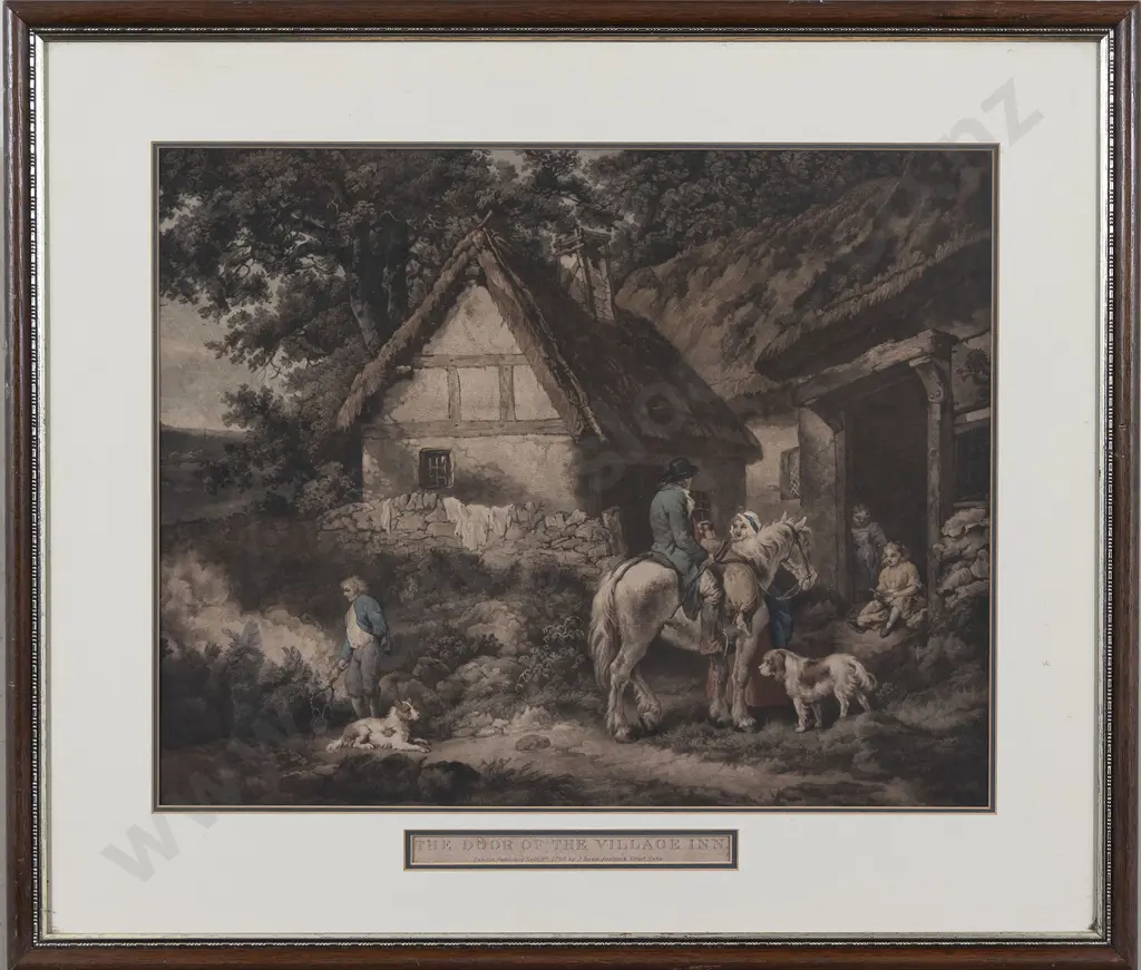 After George Morland - The Door Of The Village Inn Image 1++
