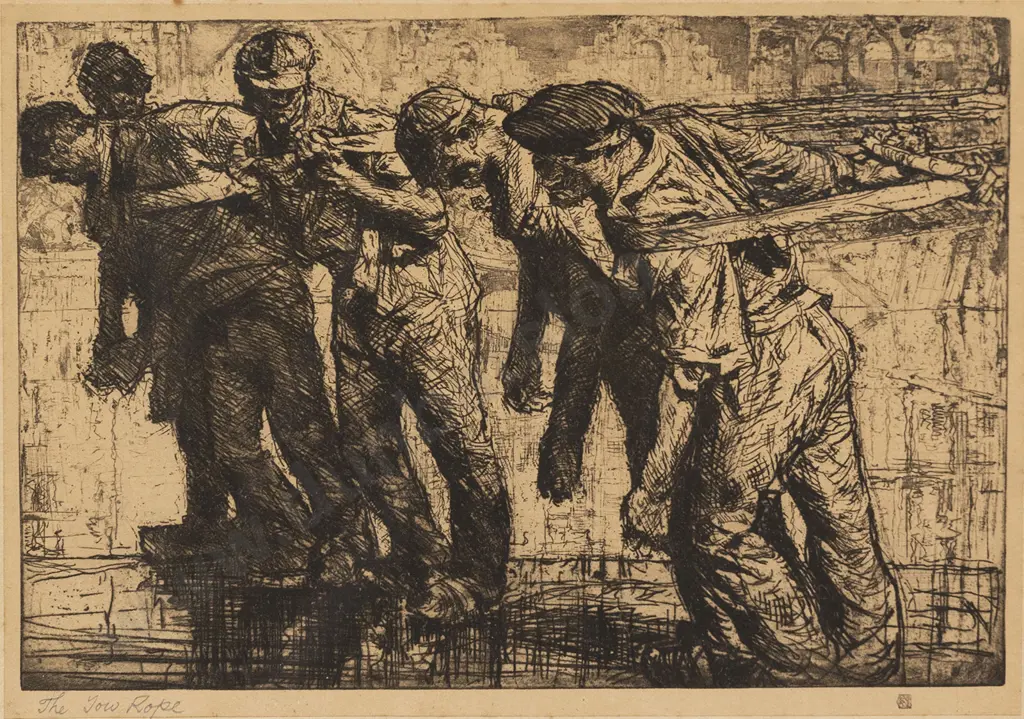 Mid C19th French Engraving French Washerwoman Image 1++