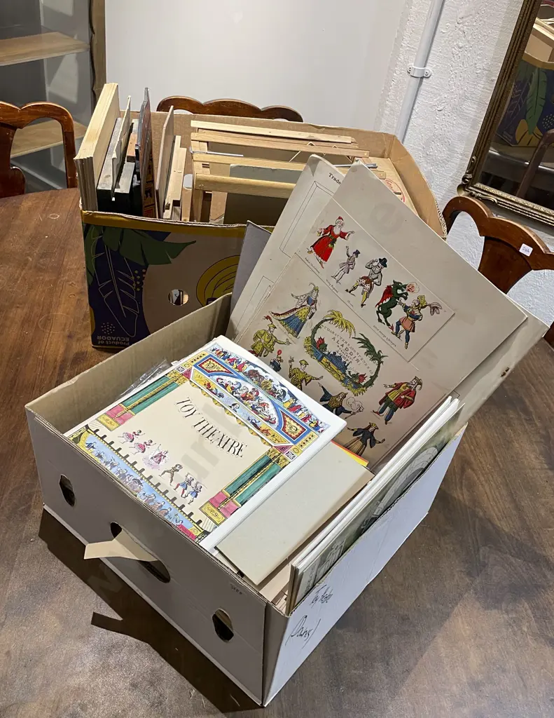 Large Qty of Assorted Theater Dioramas Including "Pollocks Theater" Image 1++