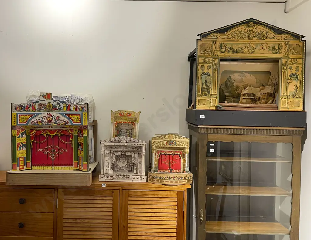 Large Qty of Assorted Theater Dioramas Including "Pollocks Theater" Image 1++