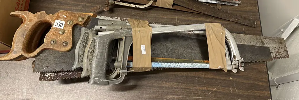 Qty of Assorted Vintage Saws Image 1++