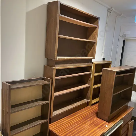 Five Assorted Bookcases